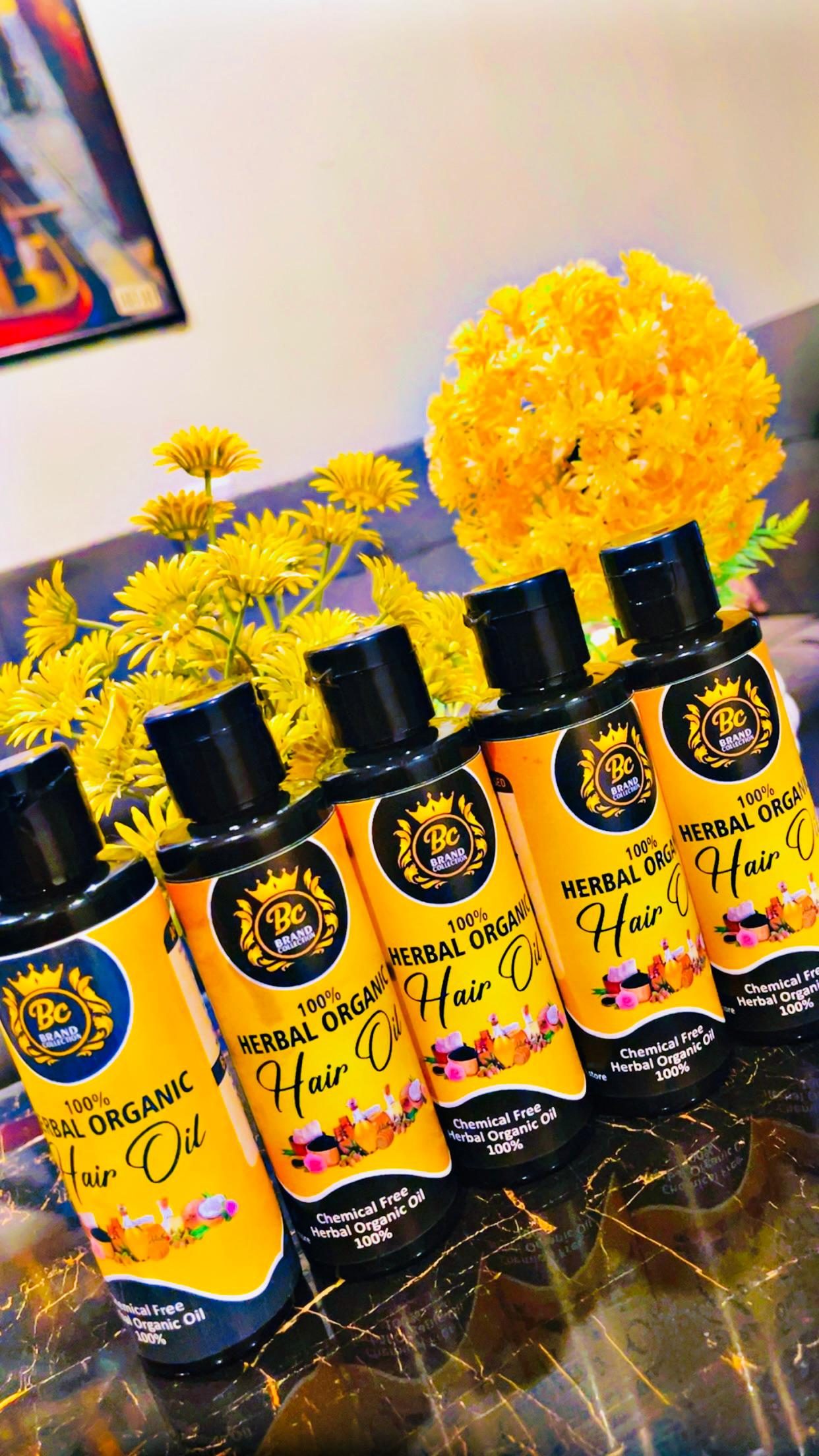 Organic Hair Oil (100% Herbal & Chemical Free)
