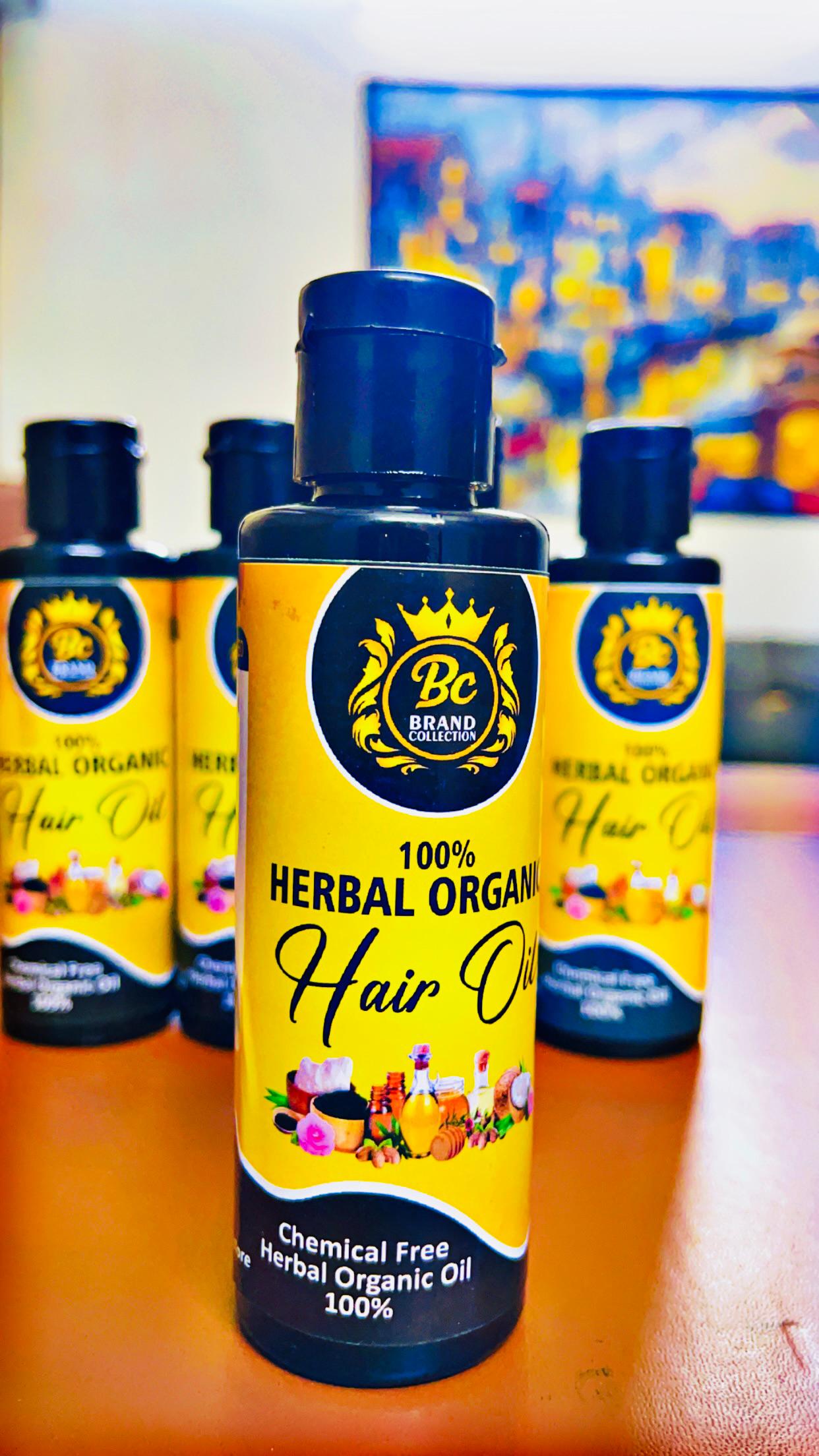 Organic Hair Oil (100% Herbal & Chemical Free)