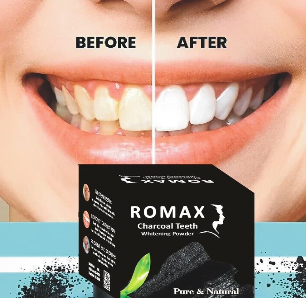CHARCOAL Teeth Whitening POWDER
